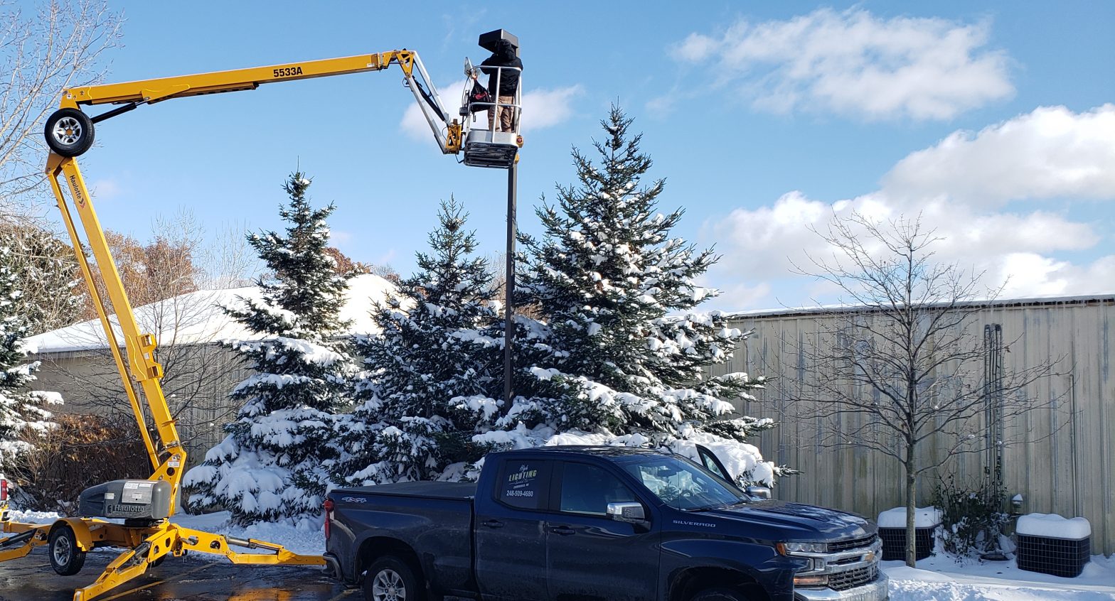 parking lot lighting repair